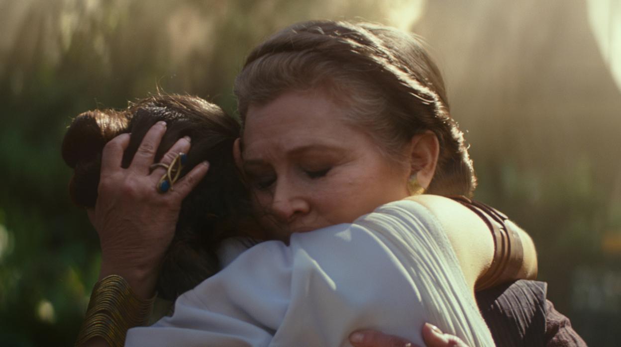 «Star Wars: El ascenso de Skywalker» muestra la primera imagen de Carrie Fisher