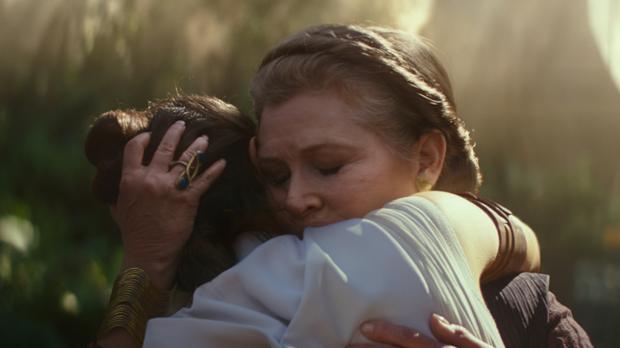«Star Wars: El ascenso de Skywalker» muestra la primera imagen de Carrie Fisher