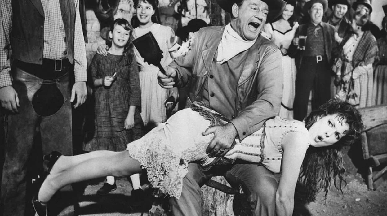 John Wayne en una escena de la película «El gran Mclintock» (1963)