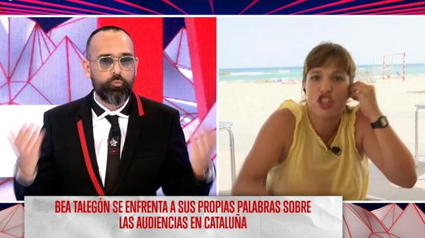 Tensión entre Risto y Beatriz Talegón: «¿En Cataluña sí se informan mientras que en el resto de España son idiotas?»