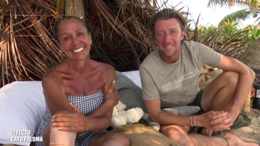 Isabel Pantoja y Colate tras compartir una velada en «Supervivientes»