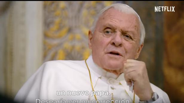 El increíble parecido de Anthony Hopkins y Jonathan Pryce con Benedicto XVI y el Papa Francisco