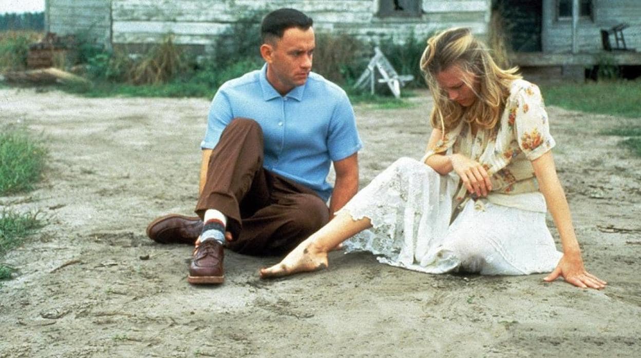 Imagen de Robin Wright y Tom Hanks en «Forrest Gump»