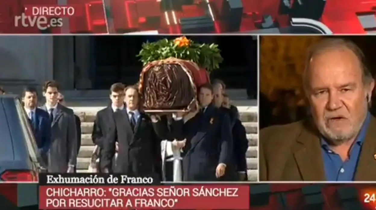 Cobertura especial en RTVE para cubrir el traslado de los restos de Franco