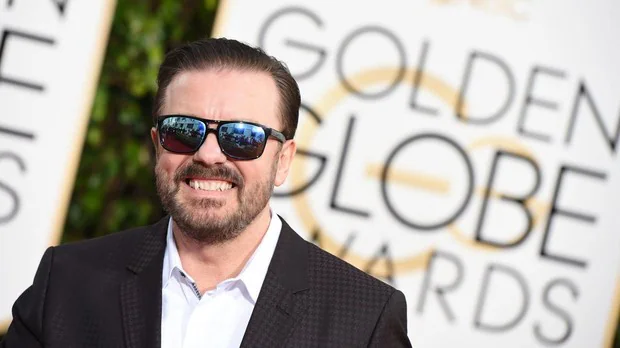 Ricky Gervais presentará los Globos de Oro por quinta vez