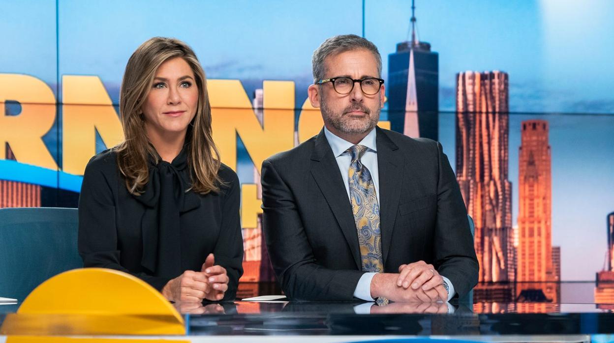 Jennifer Aniston y Steve Carell, en «The Morning Show»