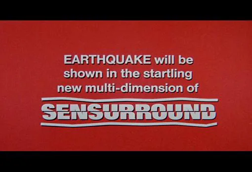 «Sensurround», el sistema que iba a cambiar la experiencia del cine y murió sepultado por trozos de escayola