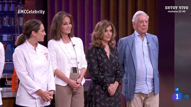 Así fue la aparición de Isabel Preysler y Mario Vargas Llosa en «MasterChef Celebrity»