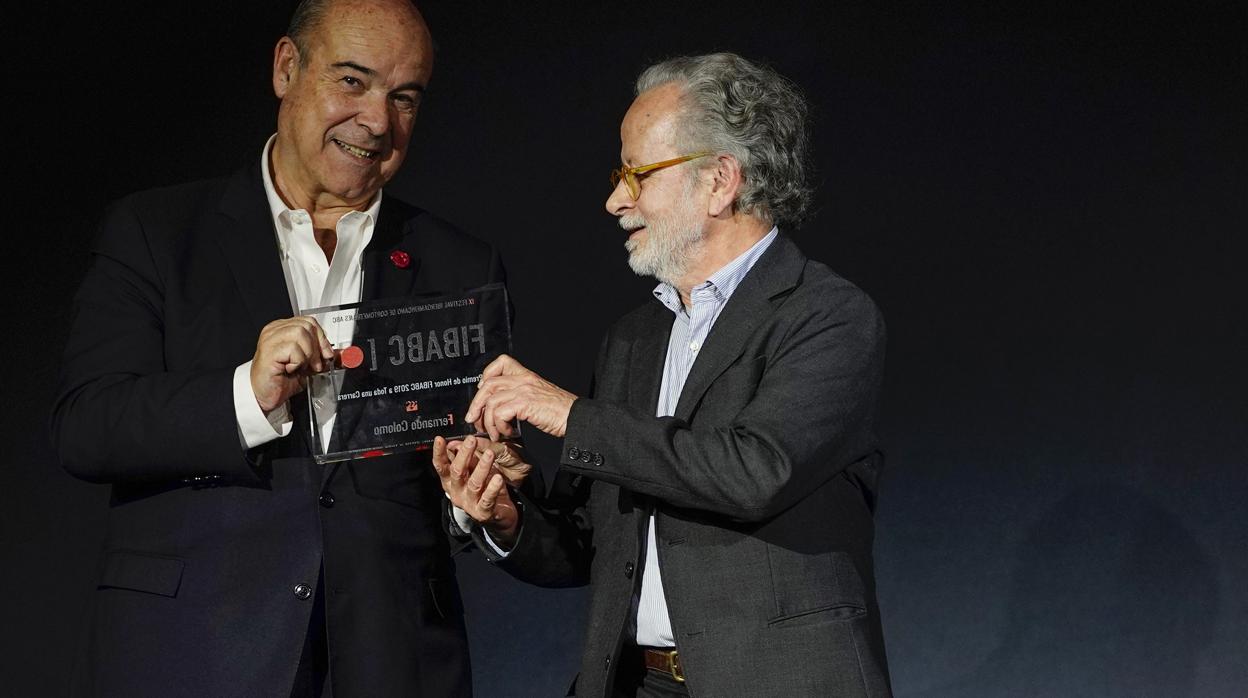 Resines entrega a Colomo el premio de honor del FIBABC
