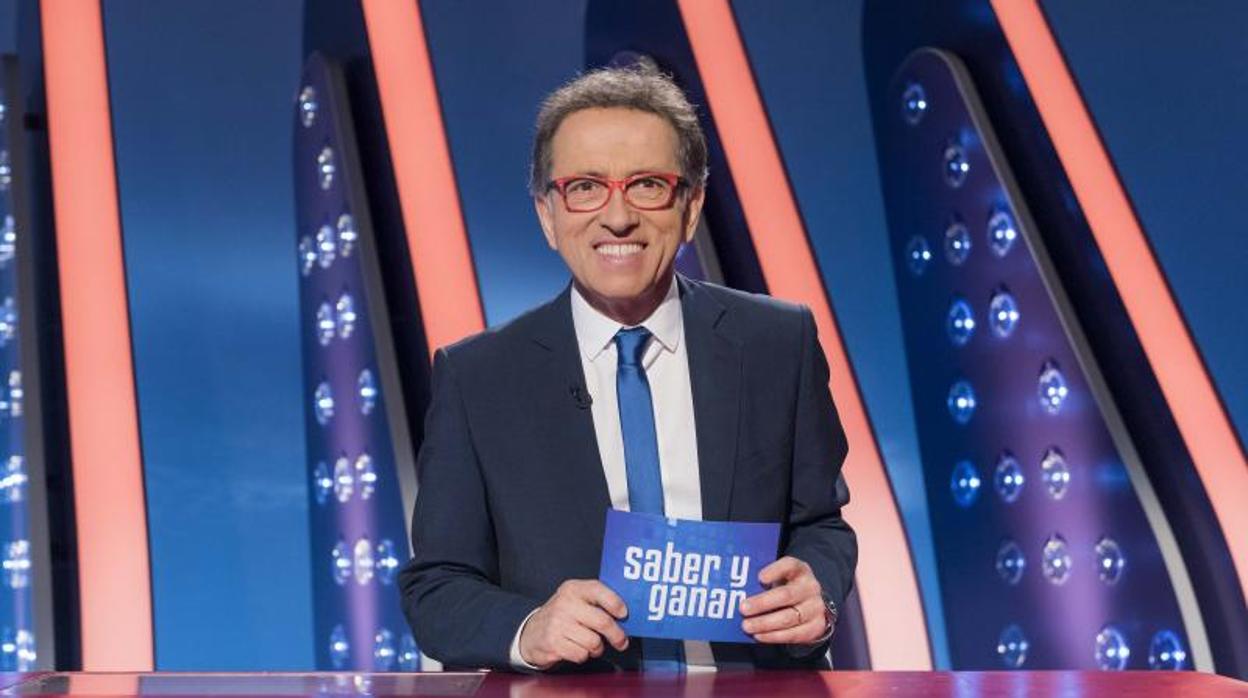 Jordi Hurtado, en el plató de «Saber y ganar»