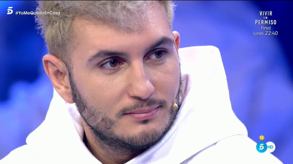 Omar Montes, durante su entrevista con Carlos Sobera