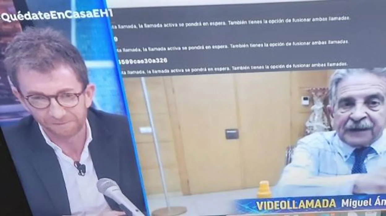 Pablo Motos entrevista por Skype a Revilla en «El Hormiguero»