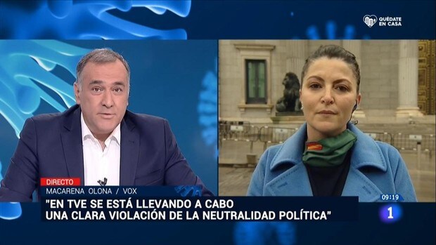 Rifirrafe entre Fortes y Macarena Olona por la «manipulación» de TVE