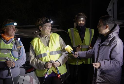 Eva Hache, durante su visita a Lloret de Vistalegre