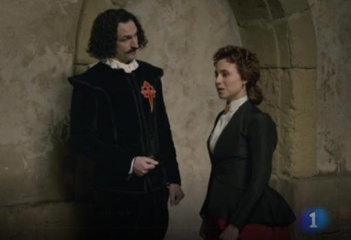 Velázquez y Amelia, en el capítulo «Cualquier tiempo pasado»