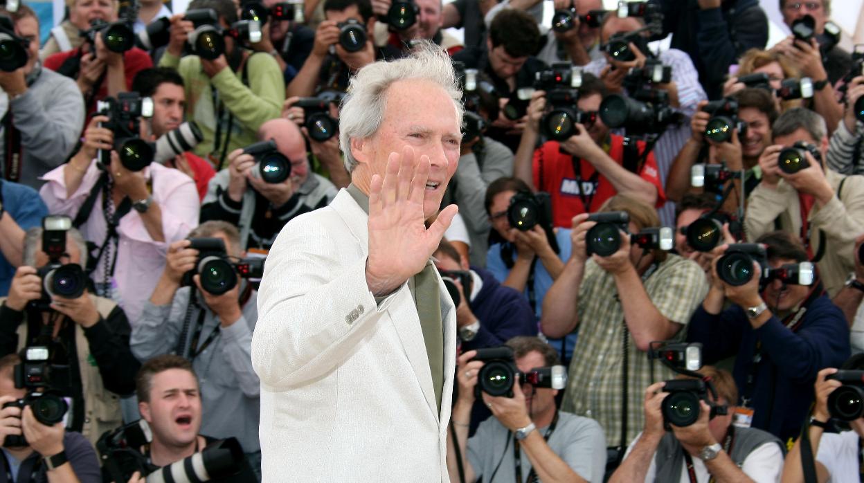 Clint Eastwood, en el Festival de Cannes de 2008