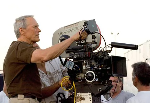 Eastwood en el rodaje de Million Dollar Baby, hace 16 años