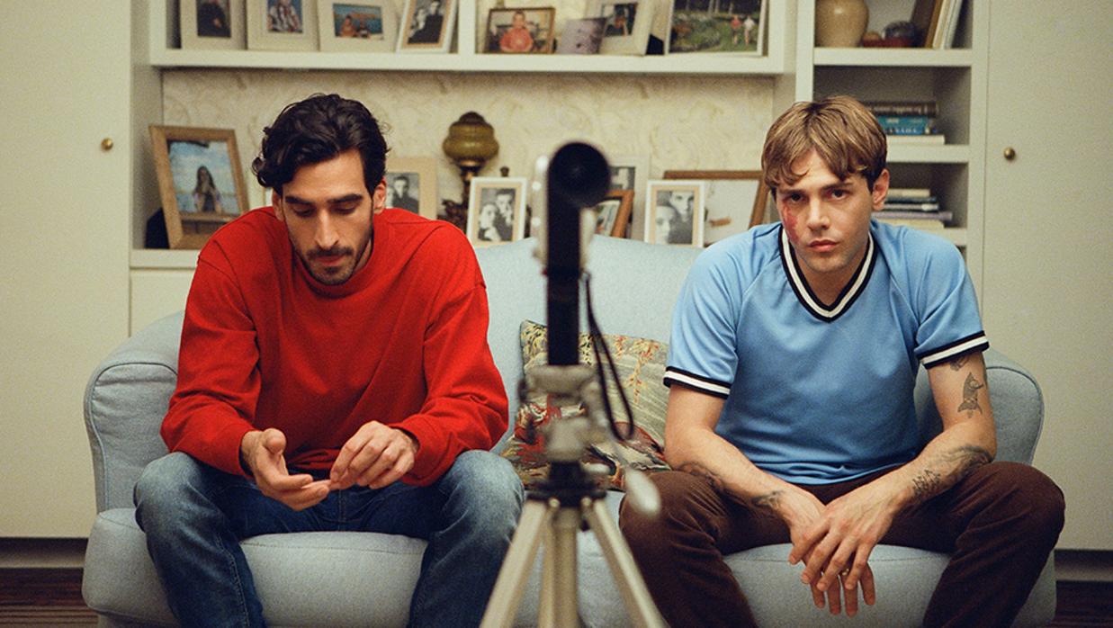 Gabriel D’Almeida Freitas (Matthias) y Xavier Dolan (Maxime)