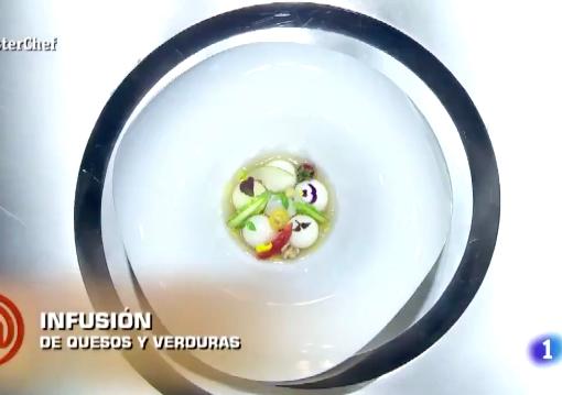 El plato diseñado por Jordi Cruz cuya elaboración daba un billete para la final