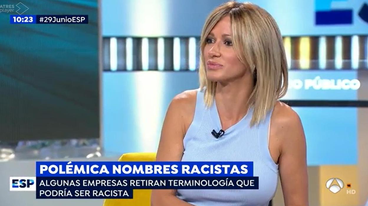 Susanna Griso, este lunes en «Espejo público»