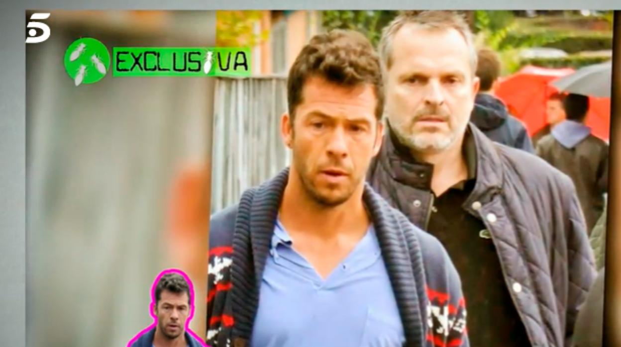 Nacho Palau y Miguel Bosé, cuando eran pareja