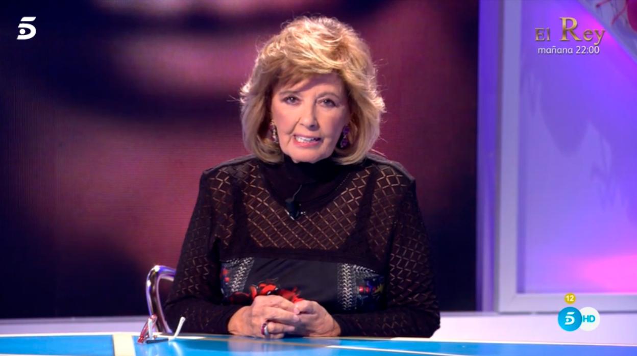 Maria Teresa Campos, en el «Hormigas Blancas» dedicado a Rocío Jurado