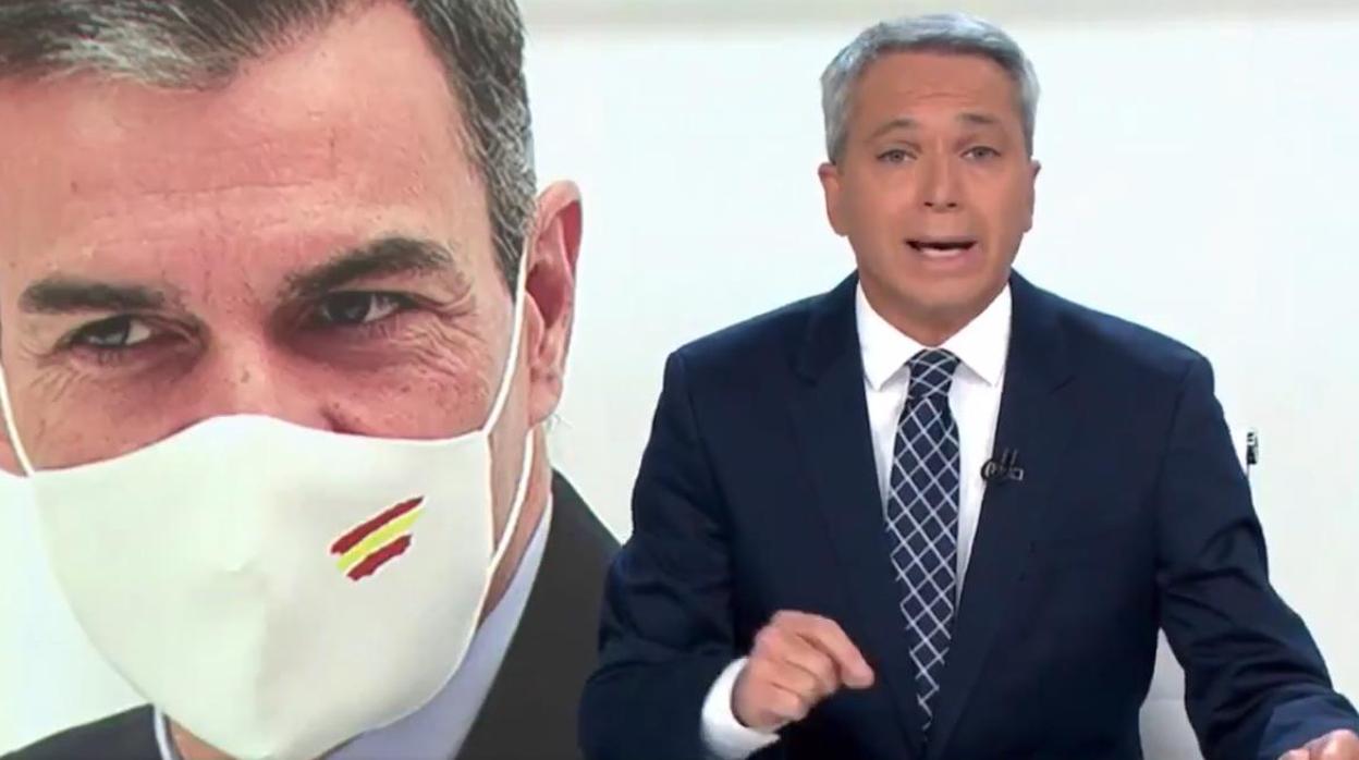 Vicente Vallés, en un momento de su intervención