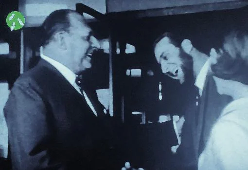 Don Juan recibe a Don Juan Carlos y Doña Sofía en Estoril en 1962