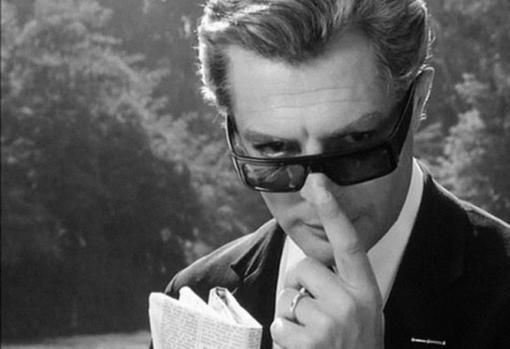 Marcello Mastroianni en «Ocho y medio», de Fellini