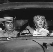 Clift y Monroe en «Vidas rebeldes»