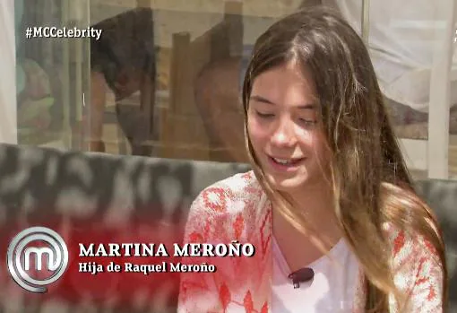 Martina Meroño, hija de Raquel Meroño y Santi Carbones