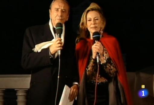 Joaquín Prat y Ana Obregón, en las Campanadas de 1994