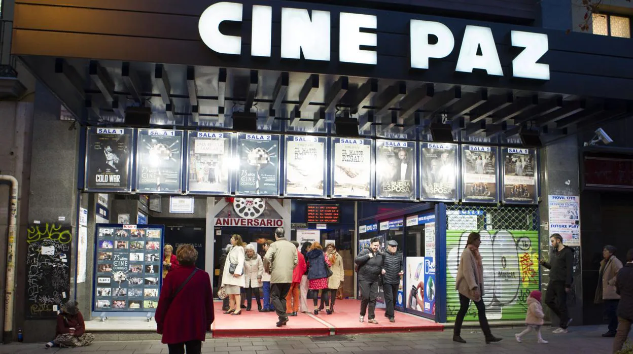 Los cines Paz, de Madrid, uno de los que han tenido que cerrar temporalmente por culpa de la pandemia