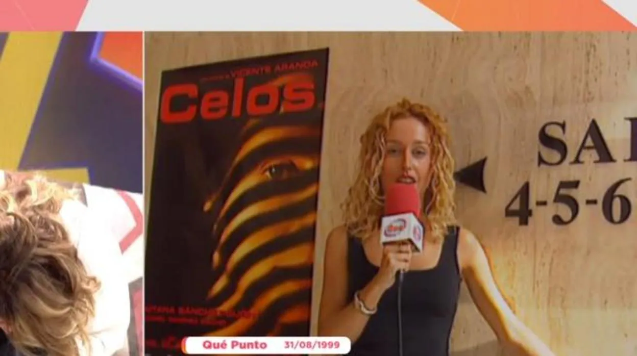 Emma García reacciona al ver su primera aparición en Telecinco