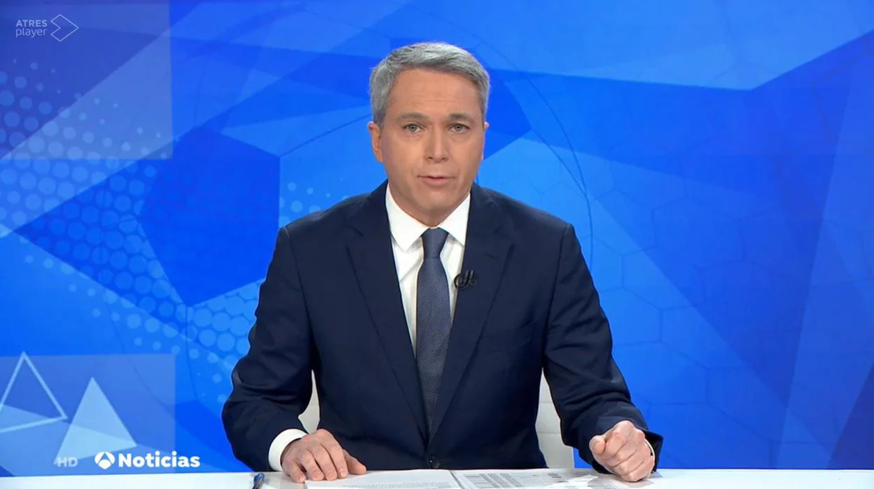 Vicente Vallés, en «Noticias 2»