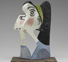 «Tête de femme» (1962), escultura del Museo Picasso de París