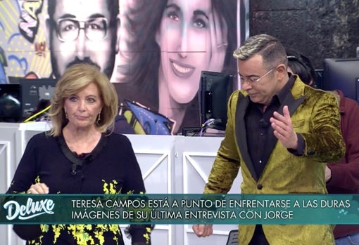 María Teresa Campos y Jorge Javier Vázquez llegan al plató