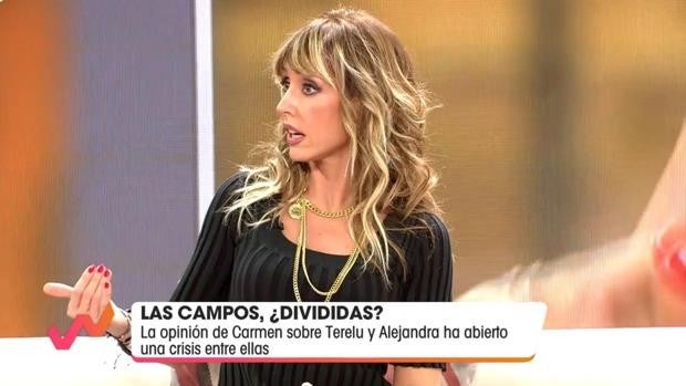 Emma García, hasta «las narices» de Carmen Borrego