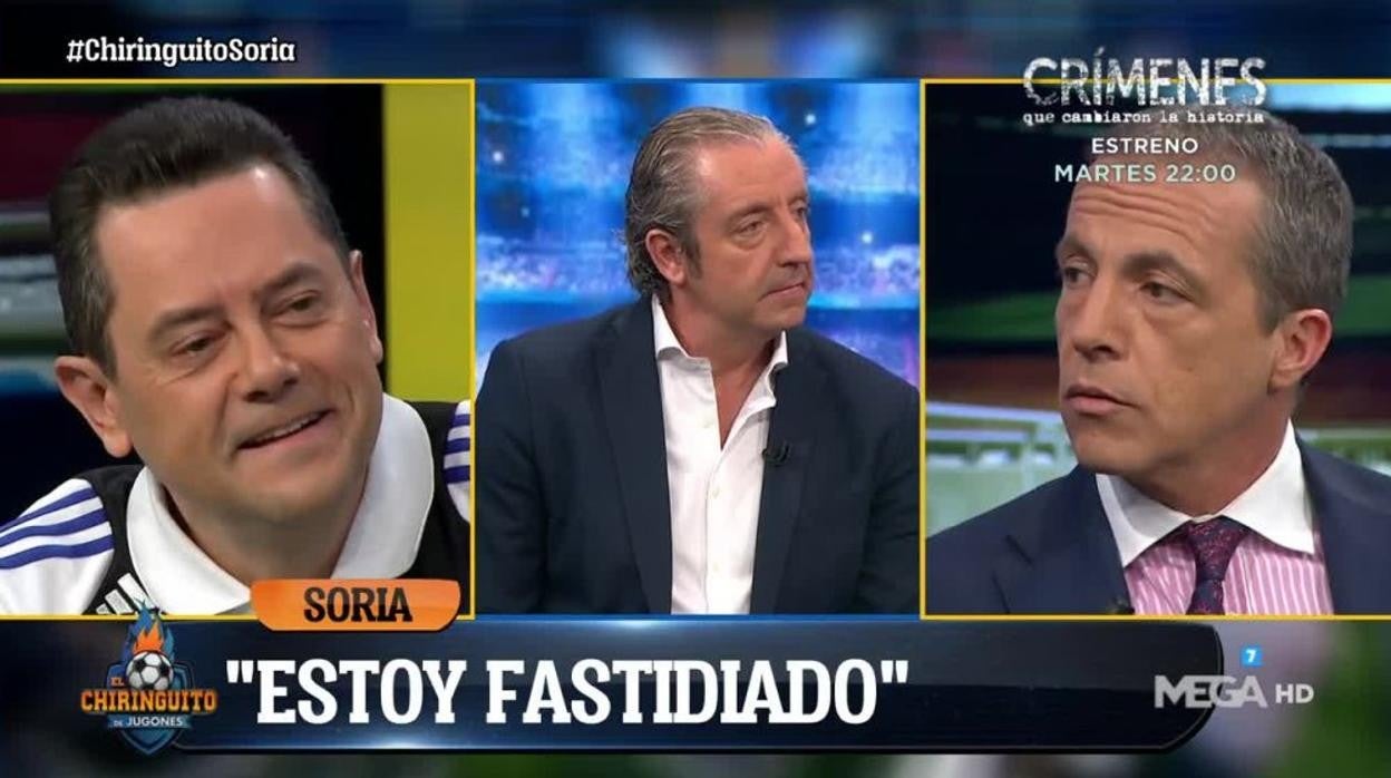 Josep Pedrerol media entre Tomás Romancero y Cristobal Soria