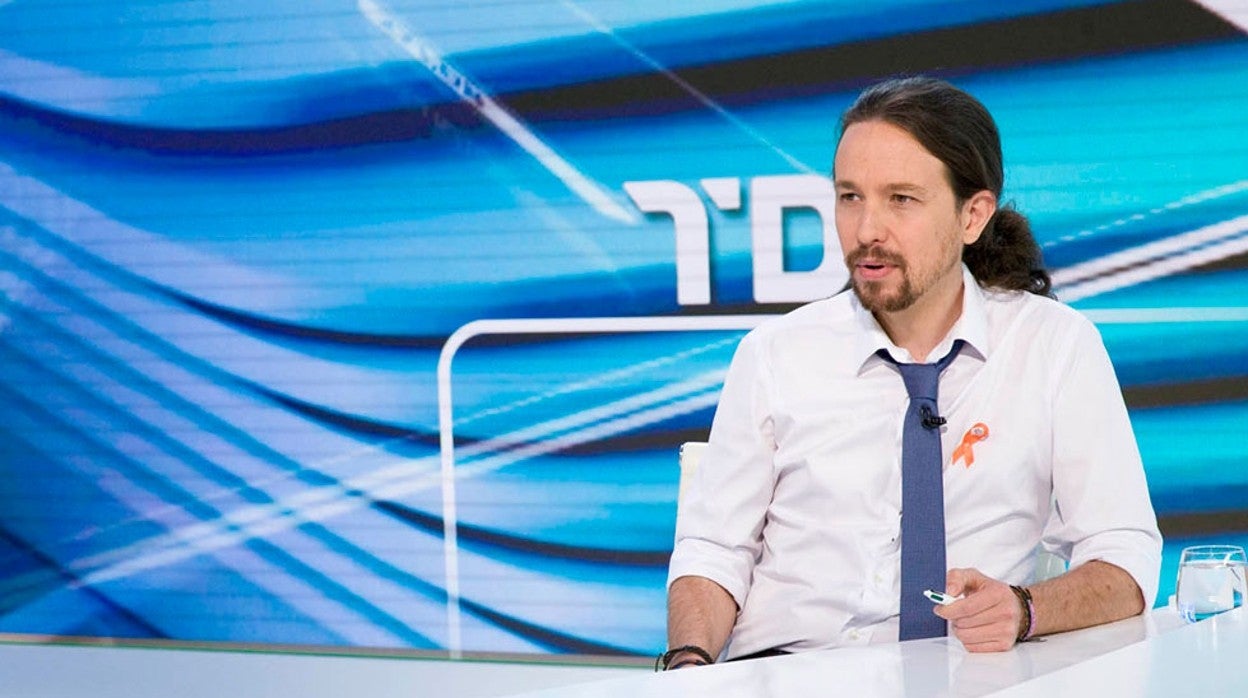 Pablo Iglesias, en un Telediario de TVE