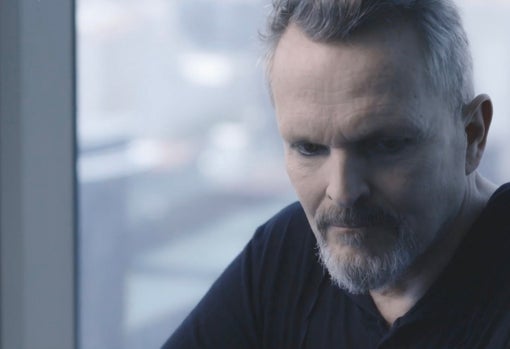 El cantante, durante la entrevista