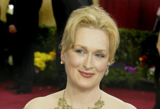 Meryl Streep en la gala de los Premios Oscar de 2003