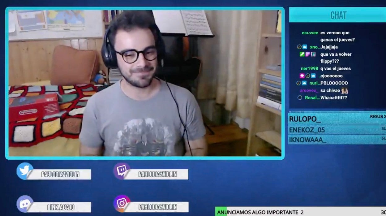 Pablo Motos anunció en su canal de Twitch que acudirá al programa de Motos