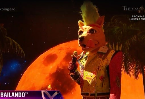 'Perro', durante su actuación de anoche