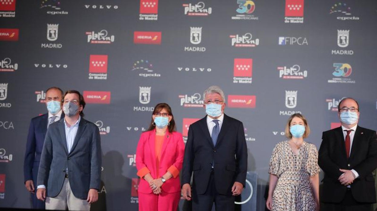 En la presentación de las candidaturas a los premios Platino no han faltado autoridades