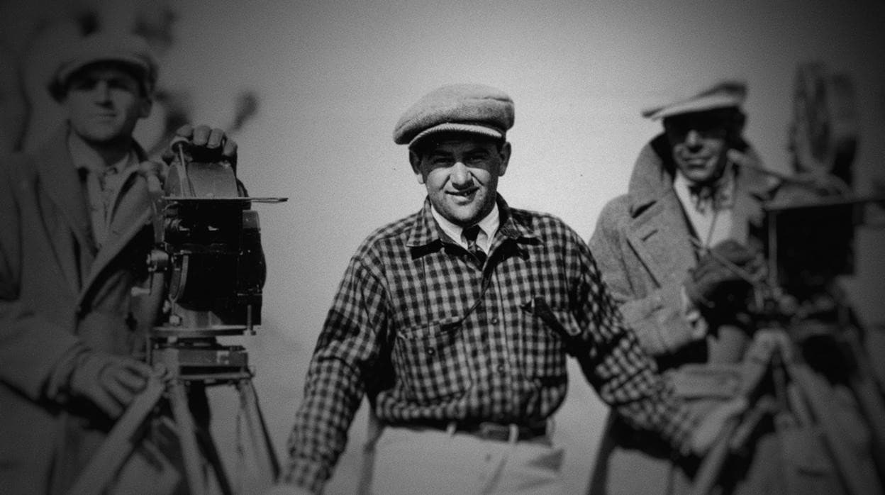 William Wyler en una imagen de 'La guerra en Hollywood'