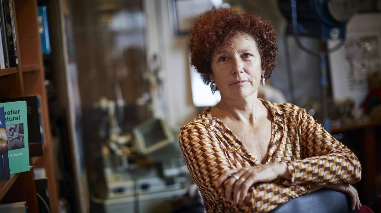 Icíar Bollaín, este miércoles 15 de septiembre, en la librería madrileña Ocho y medio