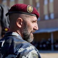 Pelayo, durante la presentación de 'G.E.O. Más allá del límite'