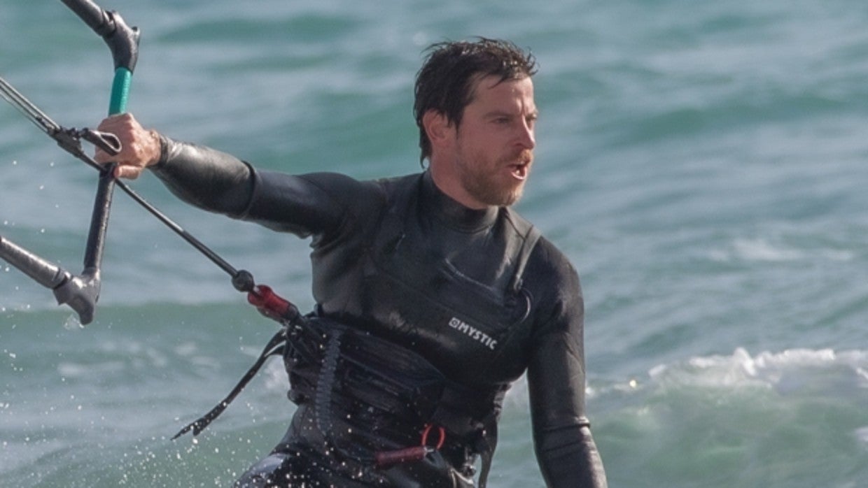 Manuel Baqueiro, en la playa de Los Lances en Tarifa