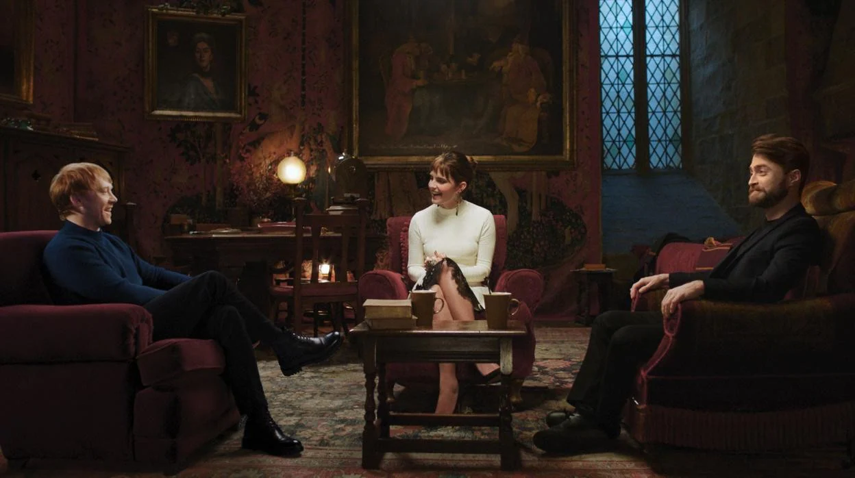 Rupert Grint, Emma Watson y Daniel Radcliffe en 'Harry Potter. Regreso a Hogwarts'